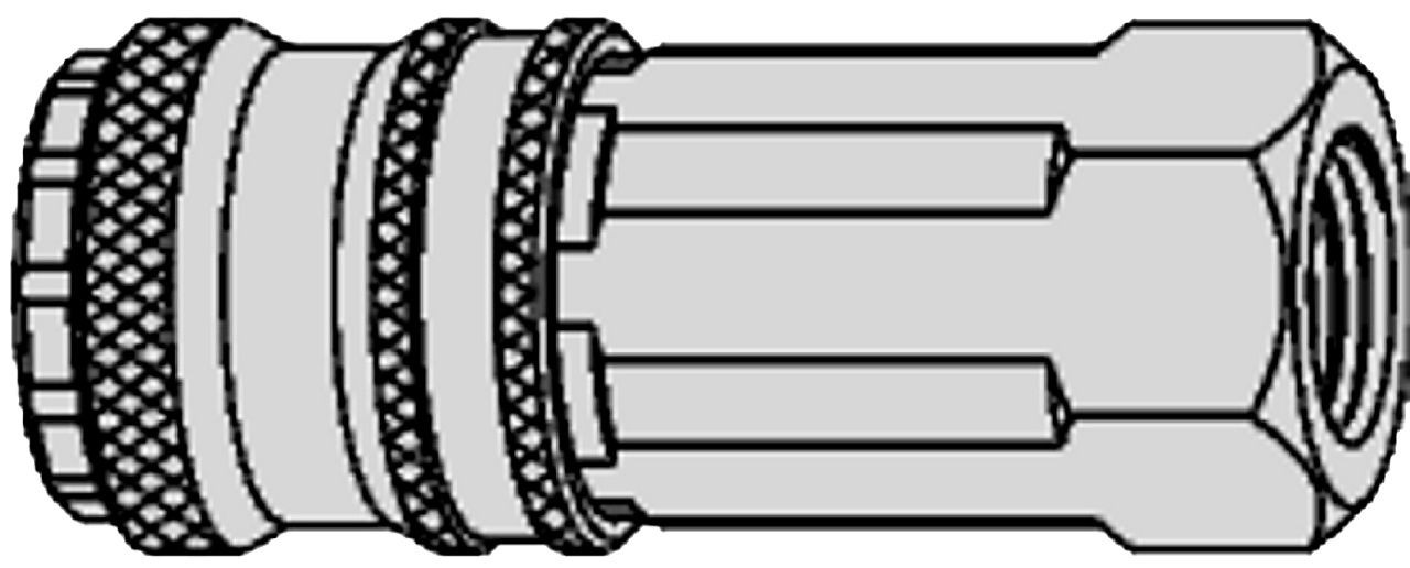 Sicherheits-Kupplung G 1/4″ IG, NBR – Bild 3