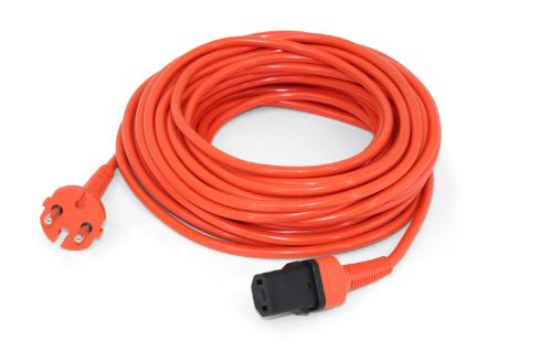 Netzkabel 15 m abnehmbar orange