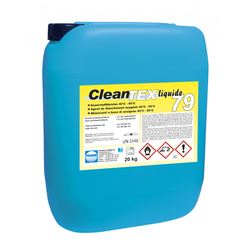 CleanTEX liquide 79 20 kg - Bleichmittel für Weiss und Buntwäsche