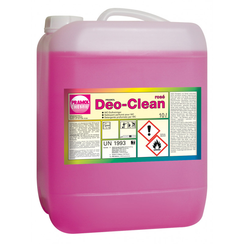 Deo-Clean rosé 10 l - Duftreiniger und Lufterfrischer