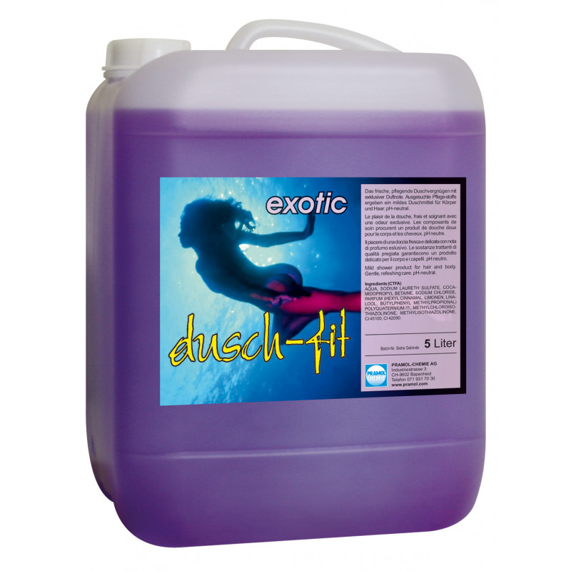 dusch-fit exotic 5 l - Duschgel für Haare und Körper