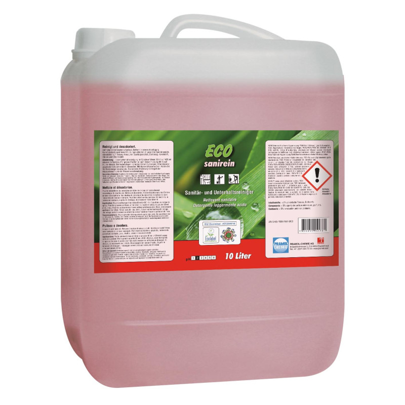 ECO sanirein 10 l - ECO Sanitärreiniger gegen Kalk