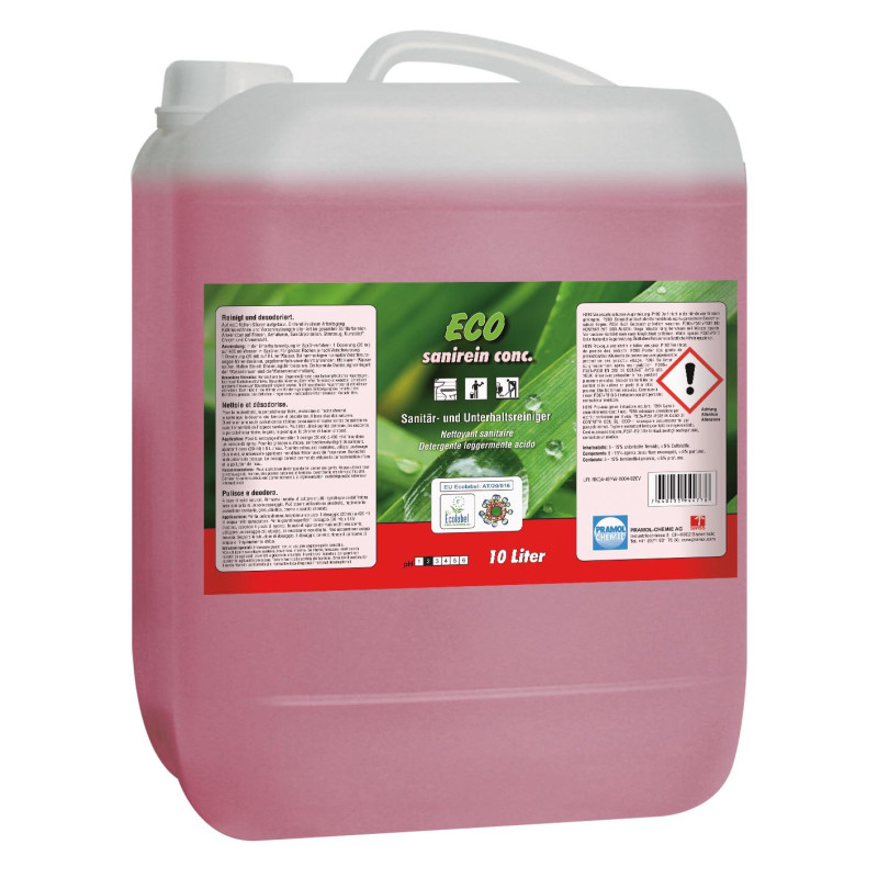 ECO sanirein conc. 10 l - ECO Sanitärreiniger Konzentrat