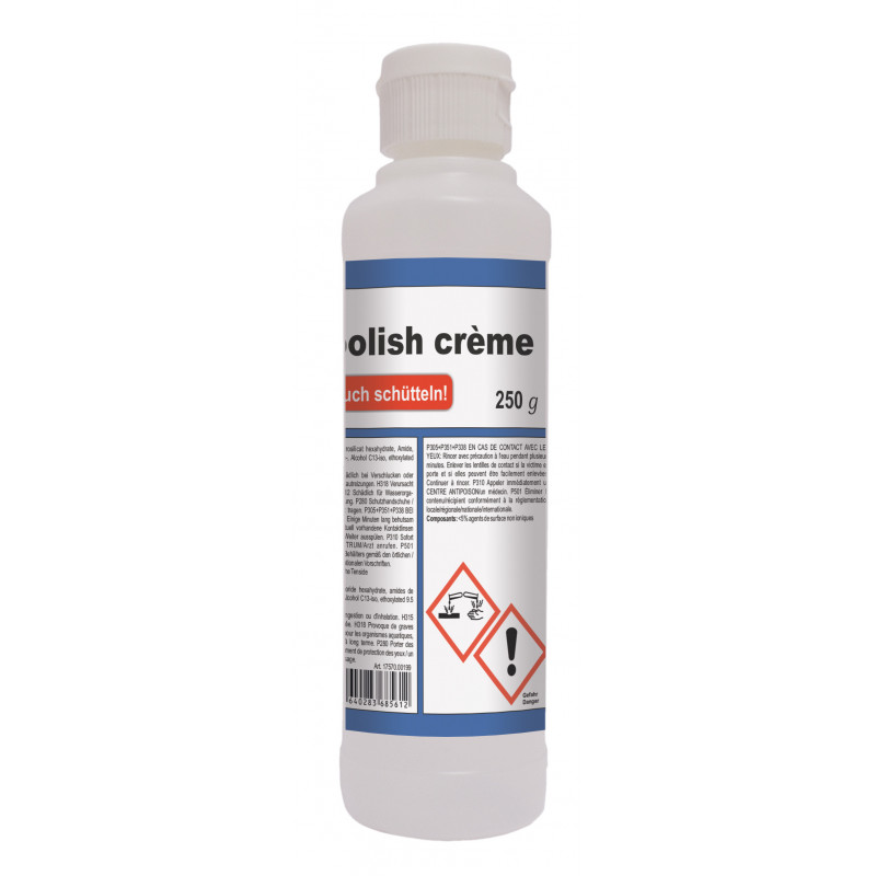 glass-polish crème 250 g - Glaspolitur gegen blinde Scheiben