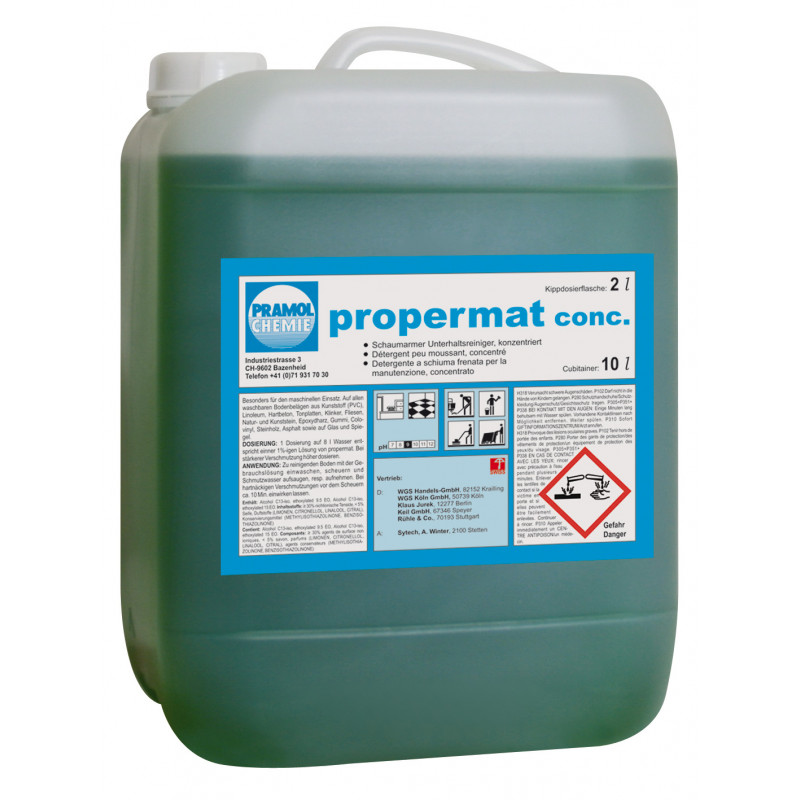 propermat conc. 10 l - Automatenreiniger Konzentrat