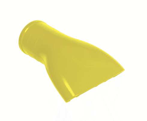 Silikondüse FDA Ø 40 mm Länge 120 mm gelb