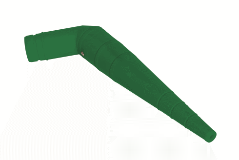 Silikonkonus-Adapter FDA Ø 40/20 mm grün