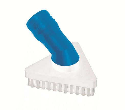 Dreieckbürste FDA Ø 40 mm blau ATEX II2GD