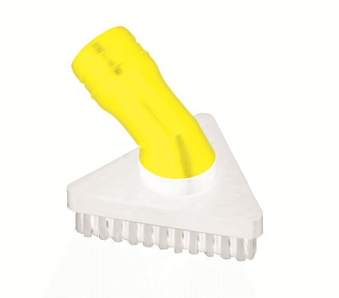 Dreiecksbürste FDA Ø 40 mm gelb