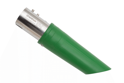 Schrägrohrdüse Silikon Ø 50 mm grün ATEX II2D