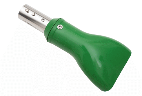 Silikondüse FDA Länge 120 mm Ø 50 mm grün ATEX II2D