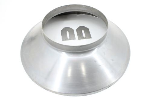 Zyklon mit Halteklammern Ø 460 mm Edelstahl
