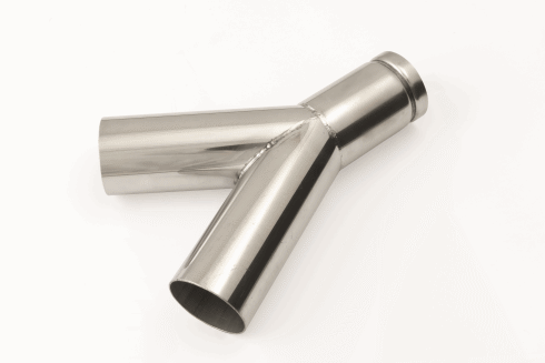 Y-Stück Ø 70/70/70 mm Edelstahl