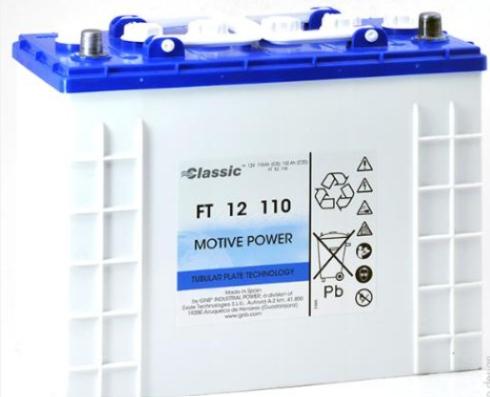 Nassbatterie Monoblock 12 V 110 Ah