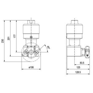 Tankreiniger TAR-09 20° 1/2" IG 50-100 l/min 200 bar – Bild 2