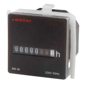 Betriebsstundenzähler BW4018 230 V / 50 Hz Einbau – Bild 1
