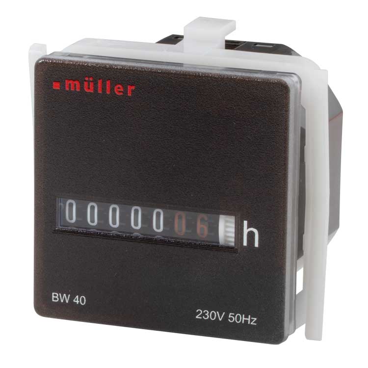 Betriebsstundenzähler BW4018 230 V / 50 Hz Einbau